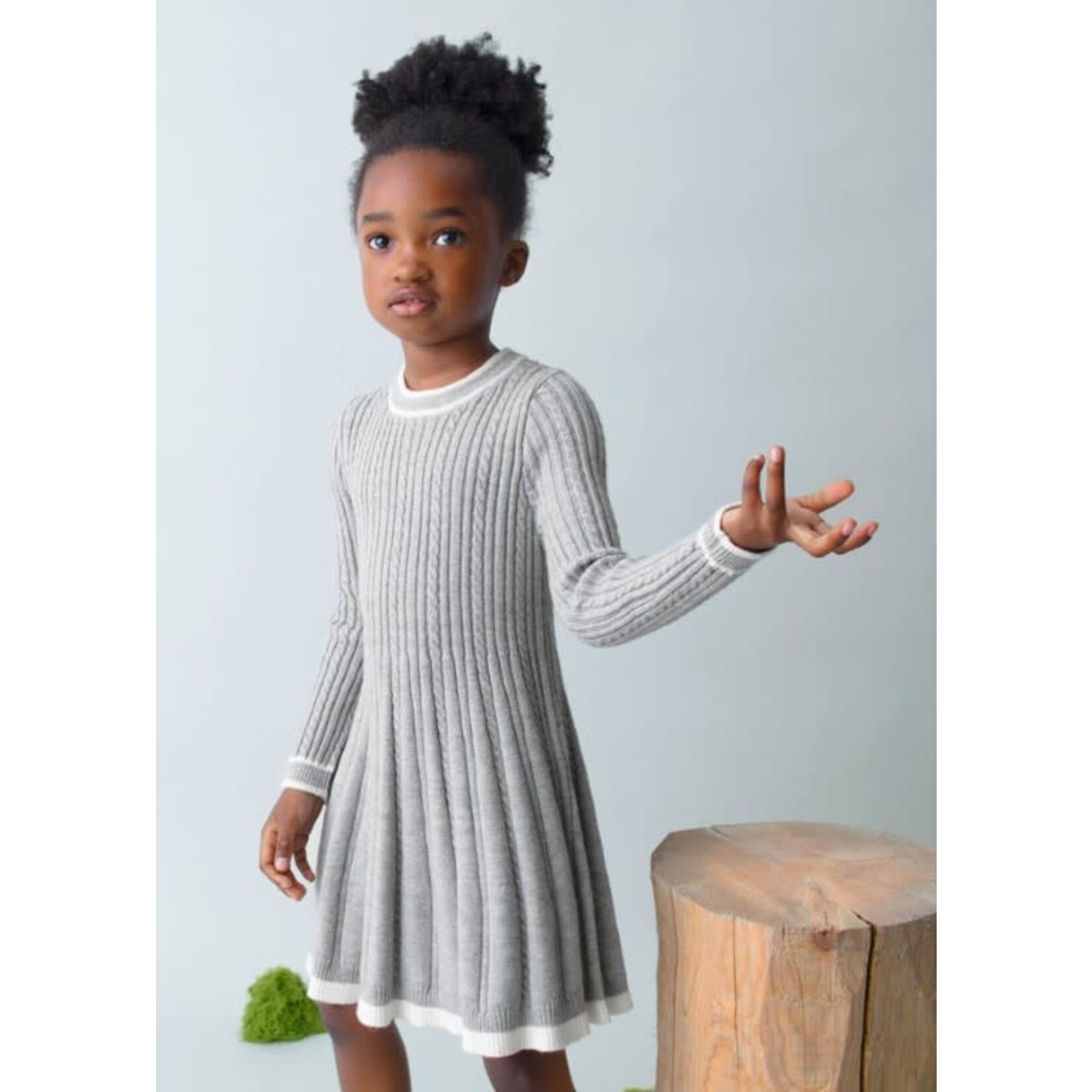 Mayoral Mayoral Knit dress Silver - 25 04920
