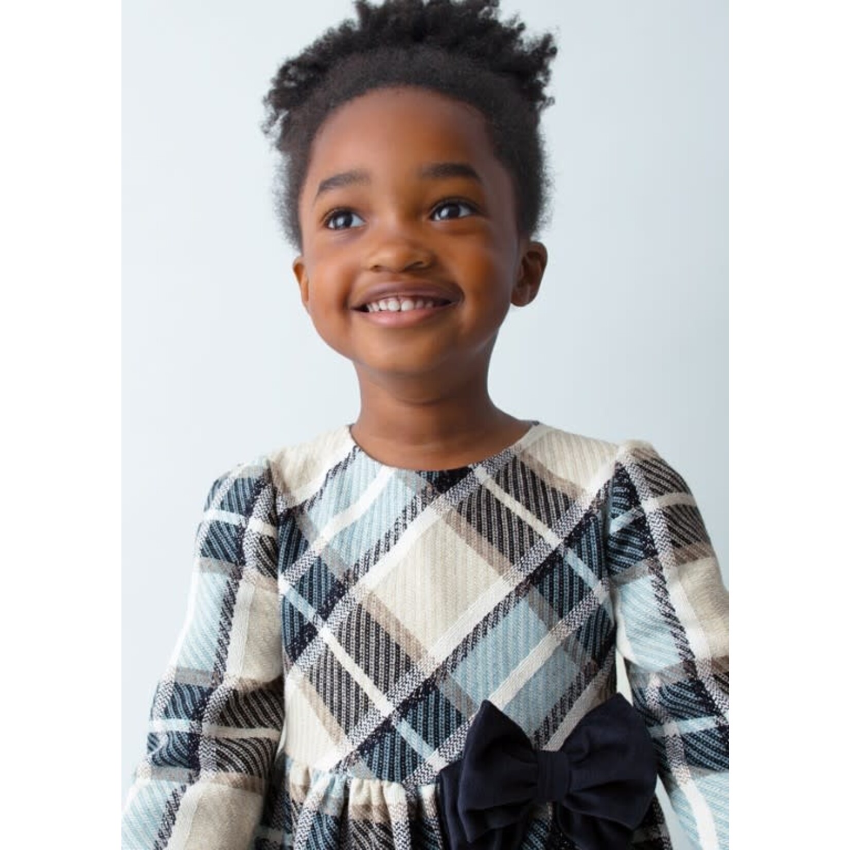 Mayoral Mayoral Plaid dress Navy - 25 04924