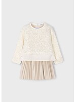 Mayoral Mayoral Sequin combined dreess Sand - 25 04925
