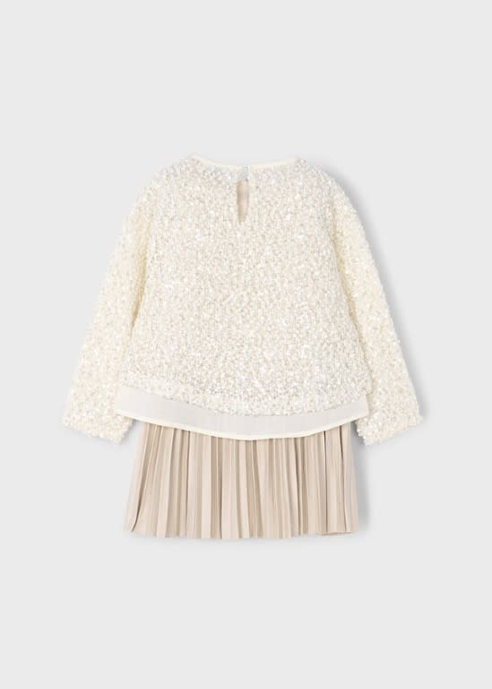 Mayoral Mayoral Sequin combined dreess Sand - 25 04925
