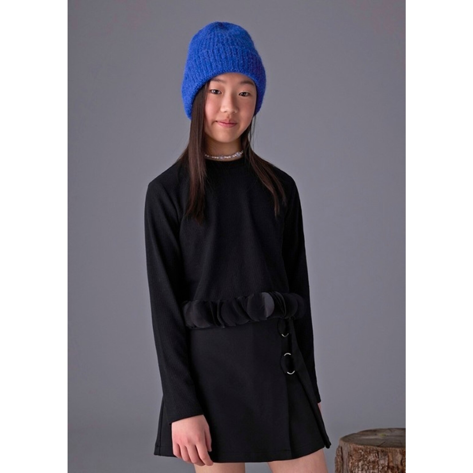 Mayoral Mayoral Petals top Black - 25 07030