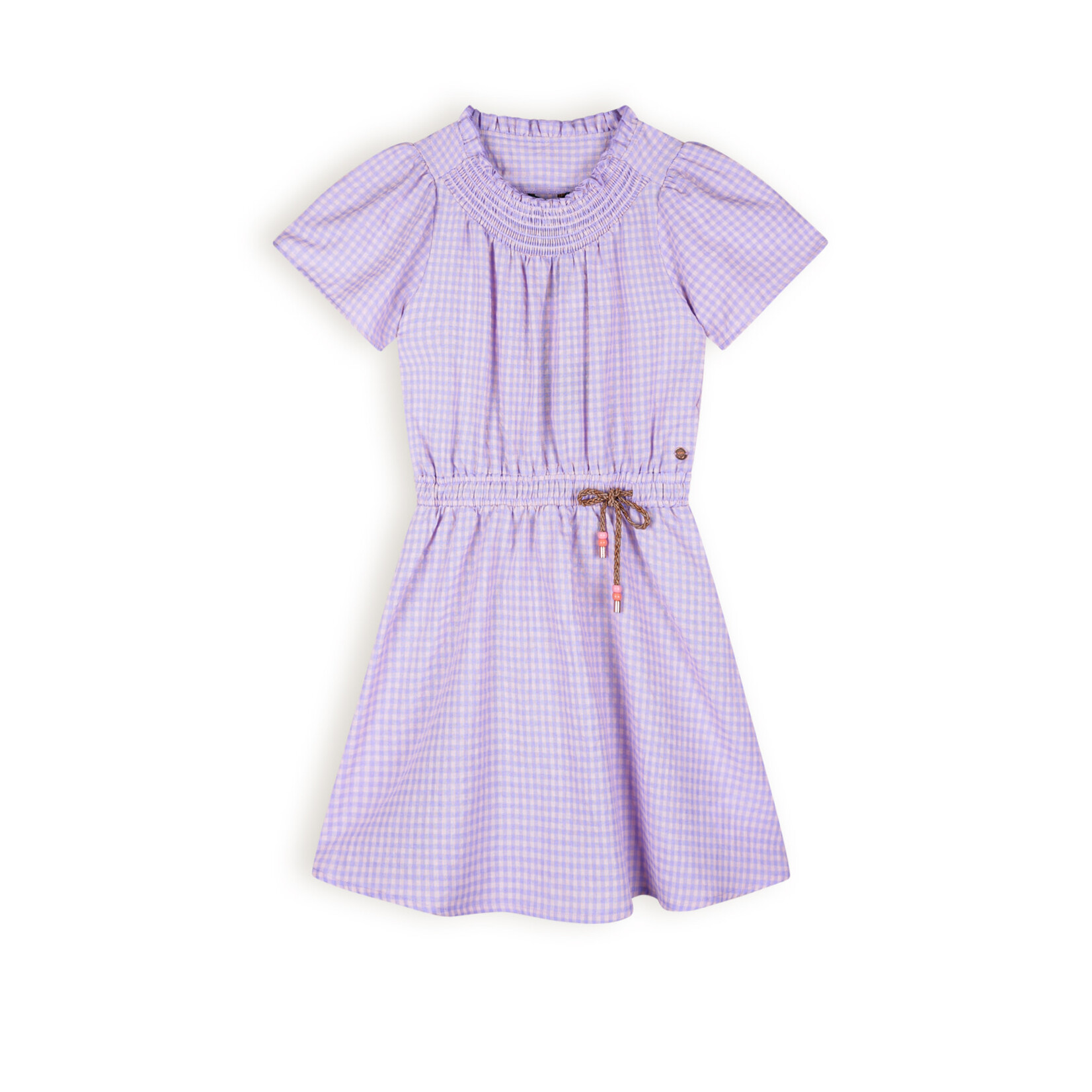 NoNo NoNo Monet Check Summer Dress N403-5812 Galaxy Lilac