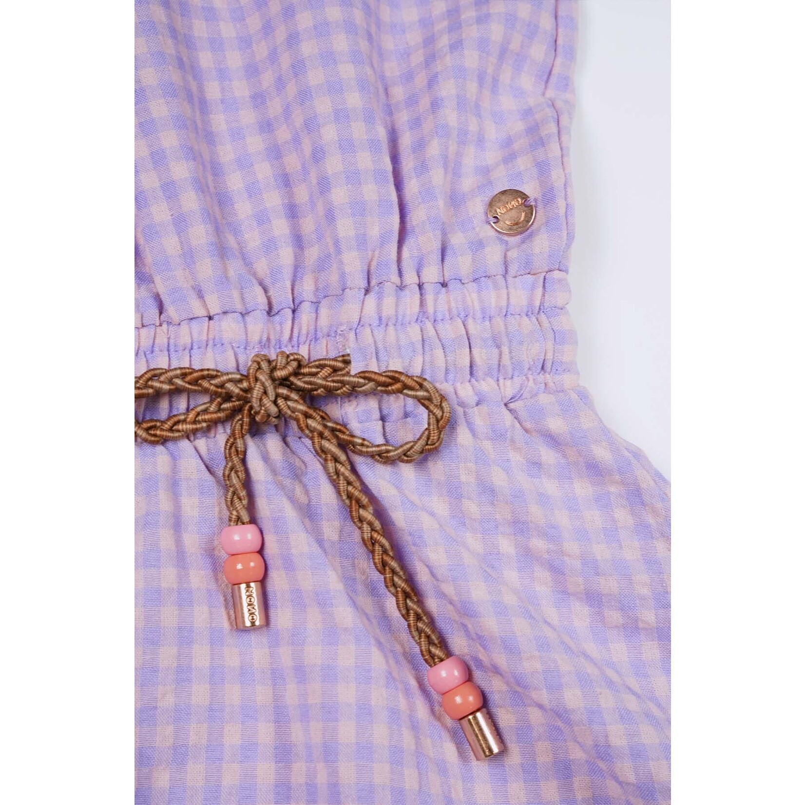 NoNo NoNo Monet Check Summer Dress N403-5812 Galaxy Lilac