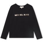 Michael Kors Michael Kors T-SHIRT LANGE MOUWEN R15195 ZWART