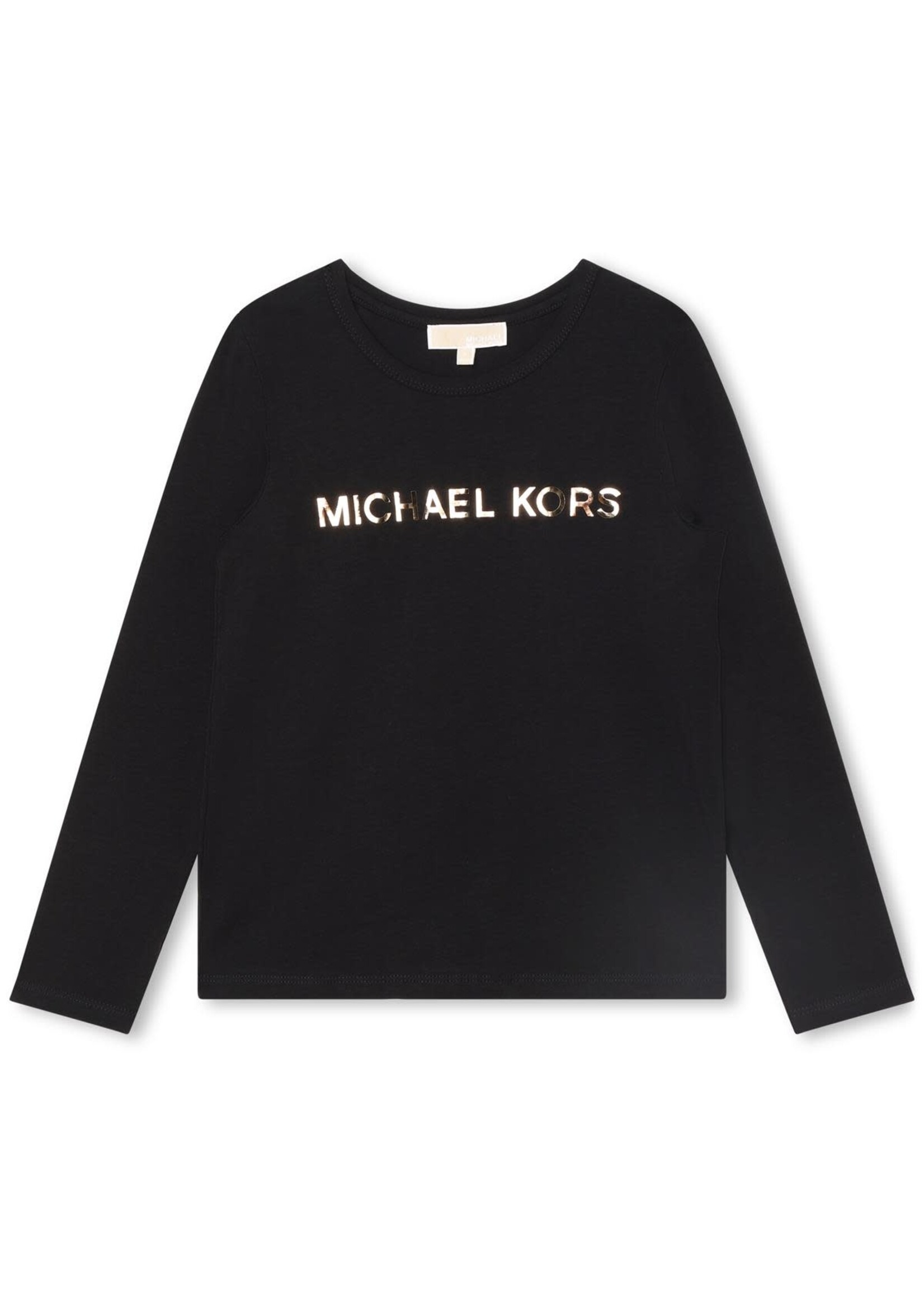 Michael Kors Michael Kors T-SHIRT LANGE MOUWEN R15195 ZWART