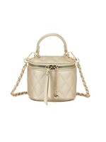 Tasje goud met gouden ketting