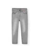 Boboli Boboli Denim stretch trousers for boy GREY 590048