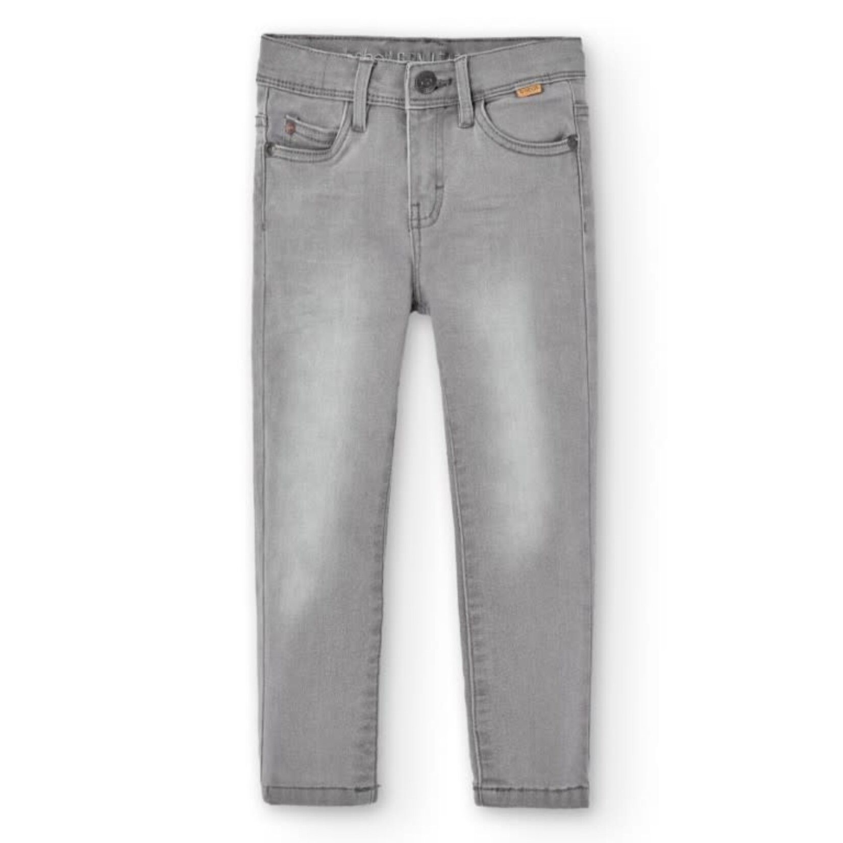 Boboli Boboli Denim stretch trousers for boy GREY 590048