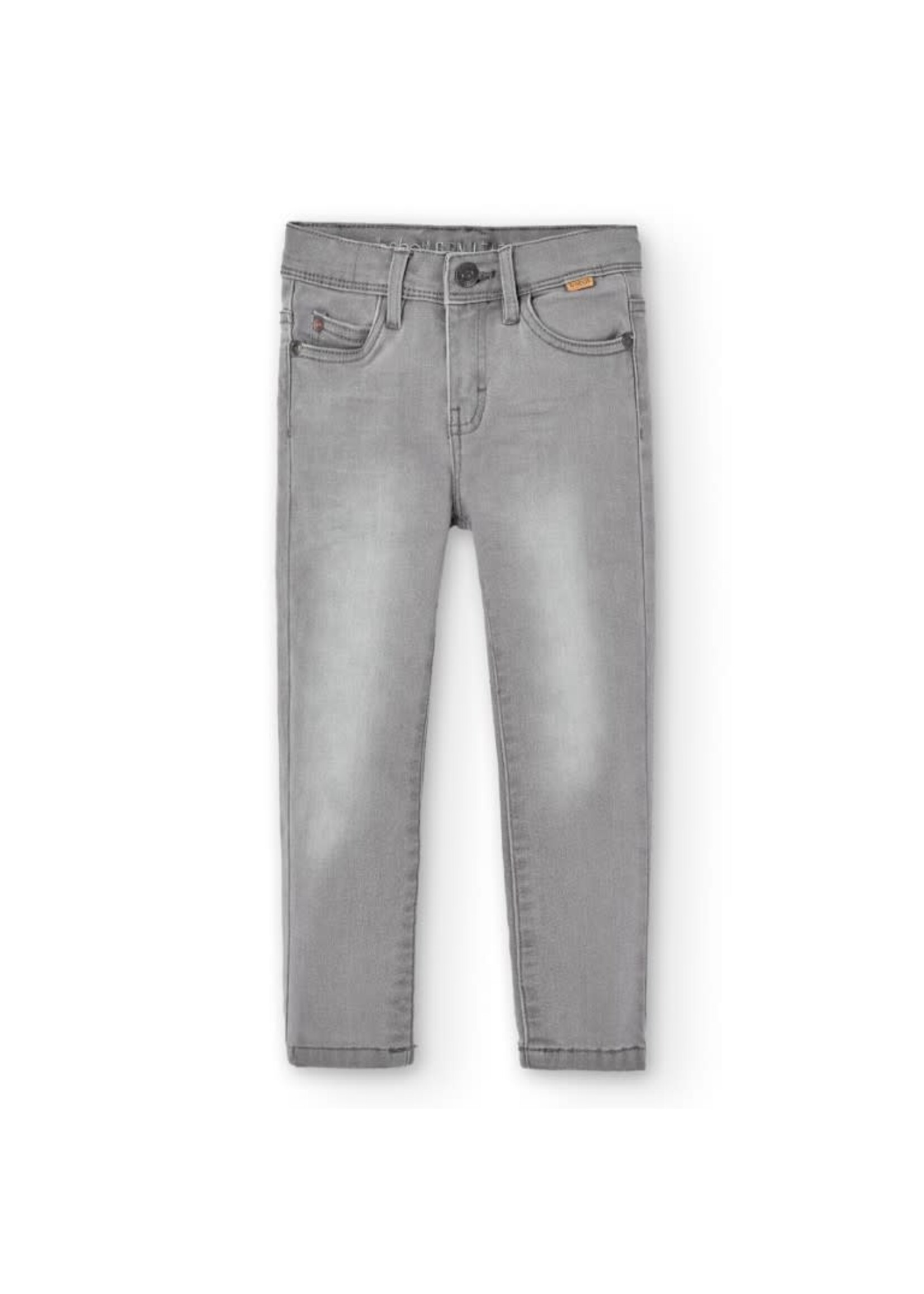 Boboli Boboli Denim stretch trousers for boy GREY 590048