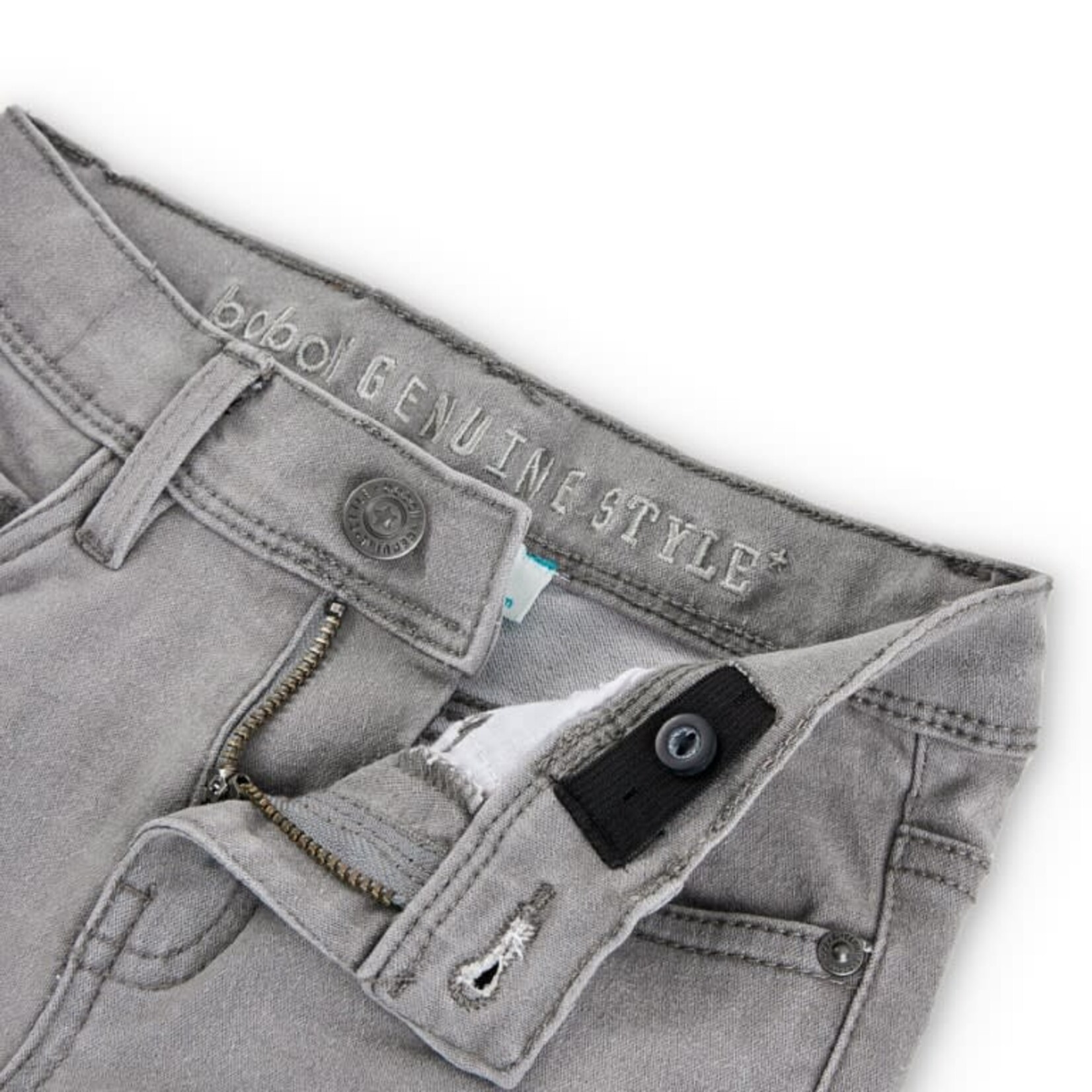 Boboli Boboli Denim stretch trousers for boy GREY 590048