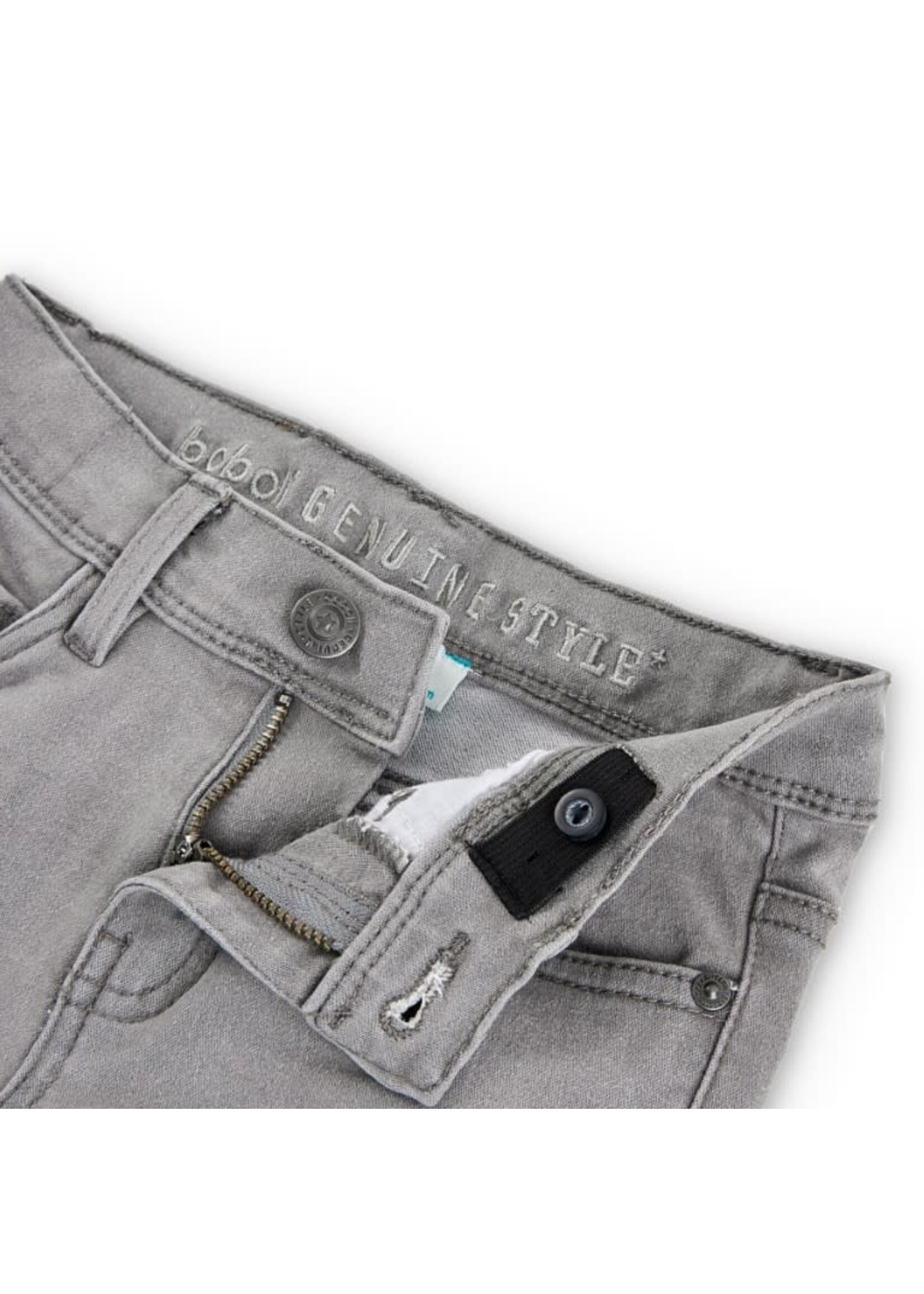 Boboli Boboli Denim stretch trousers for boy GREY 590048