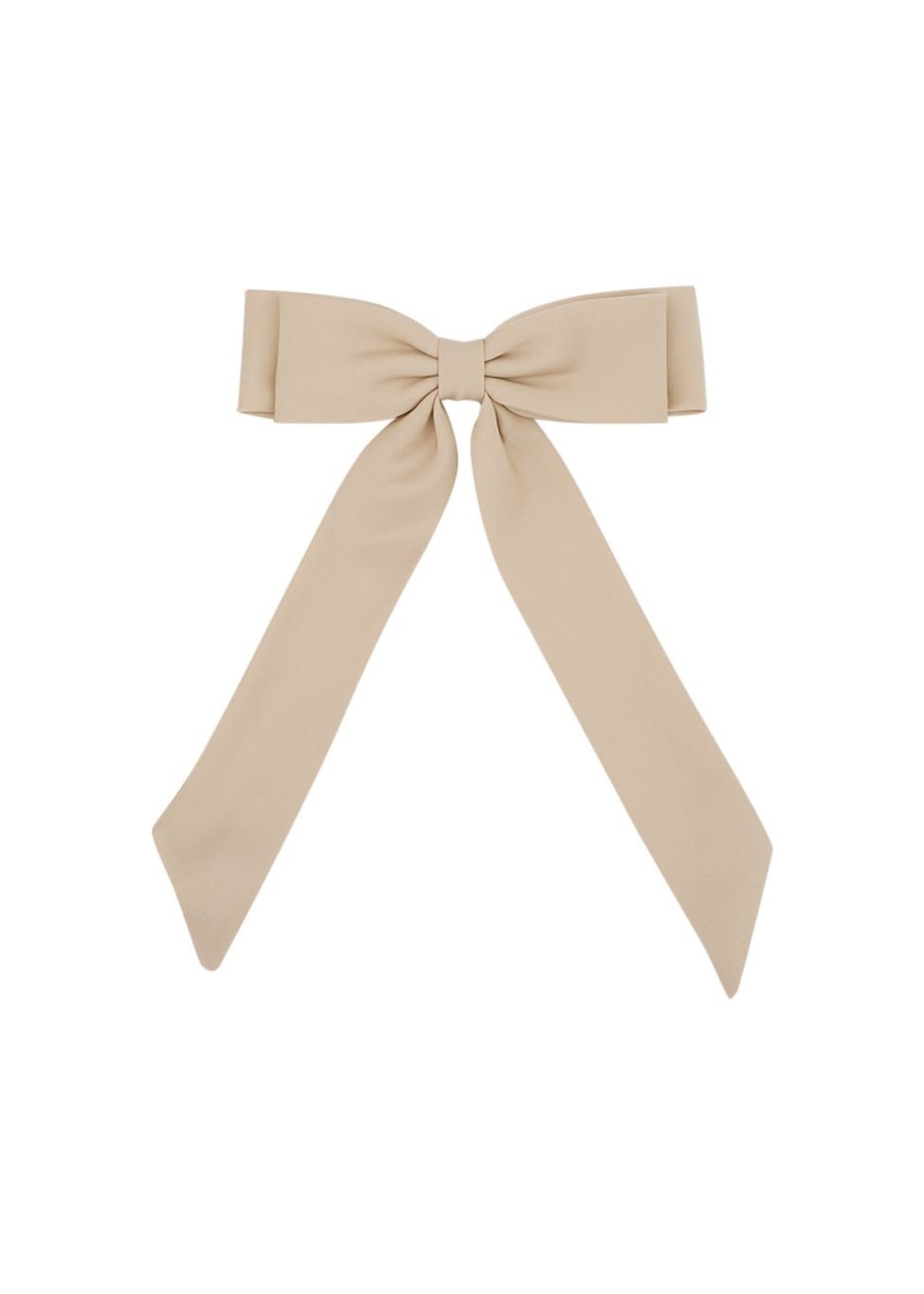 Siena Siena  strik satijn beige groot