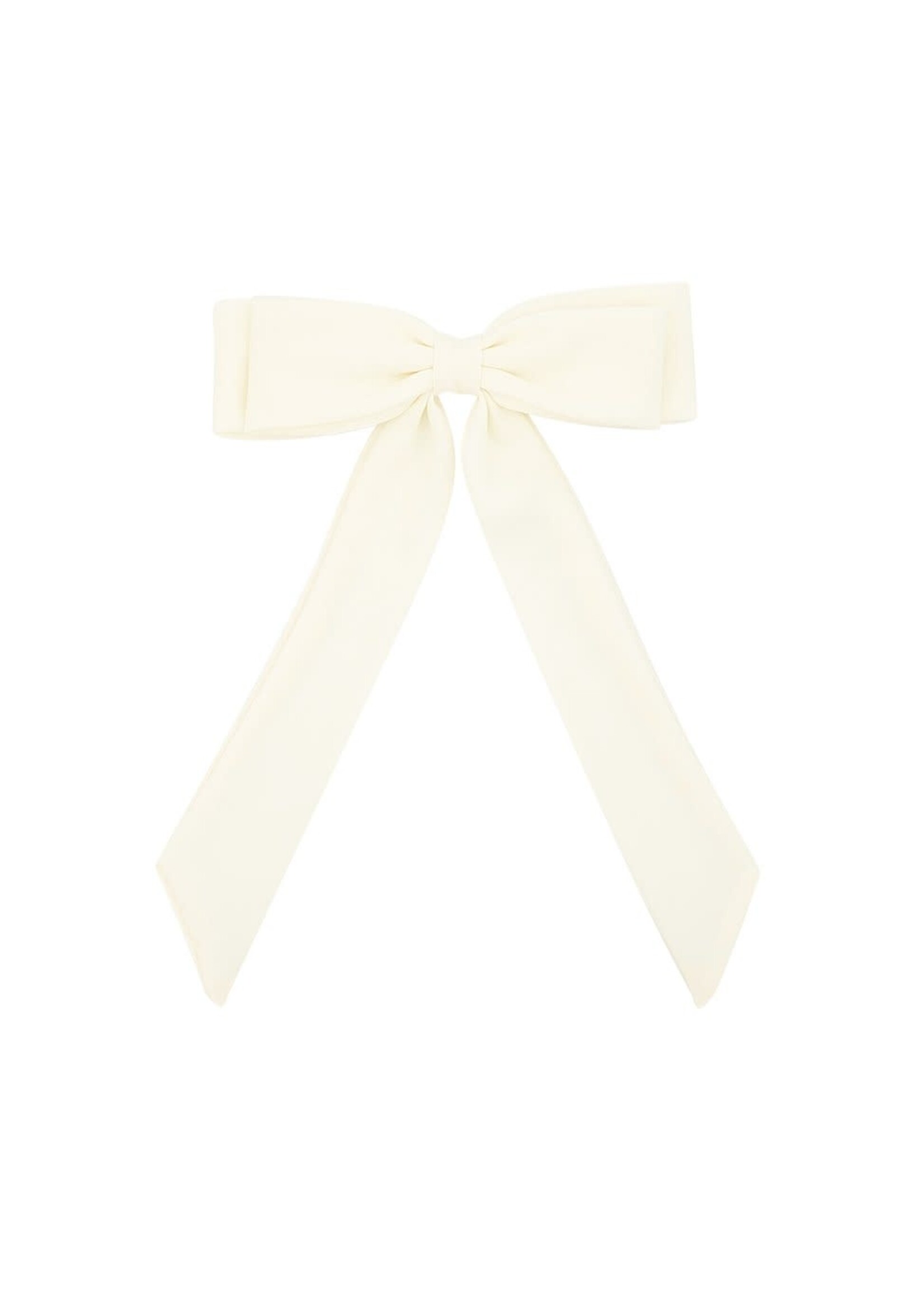 Siena Siena  strik satijn off white groot