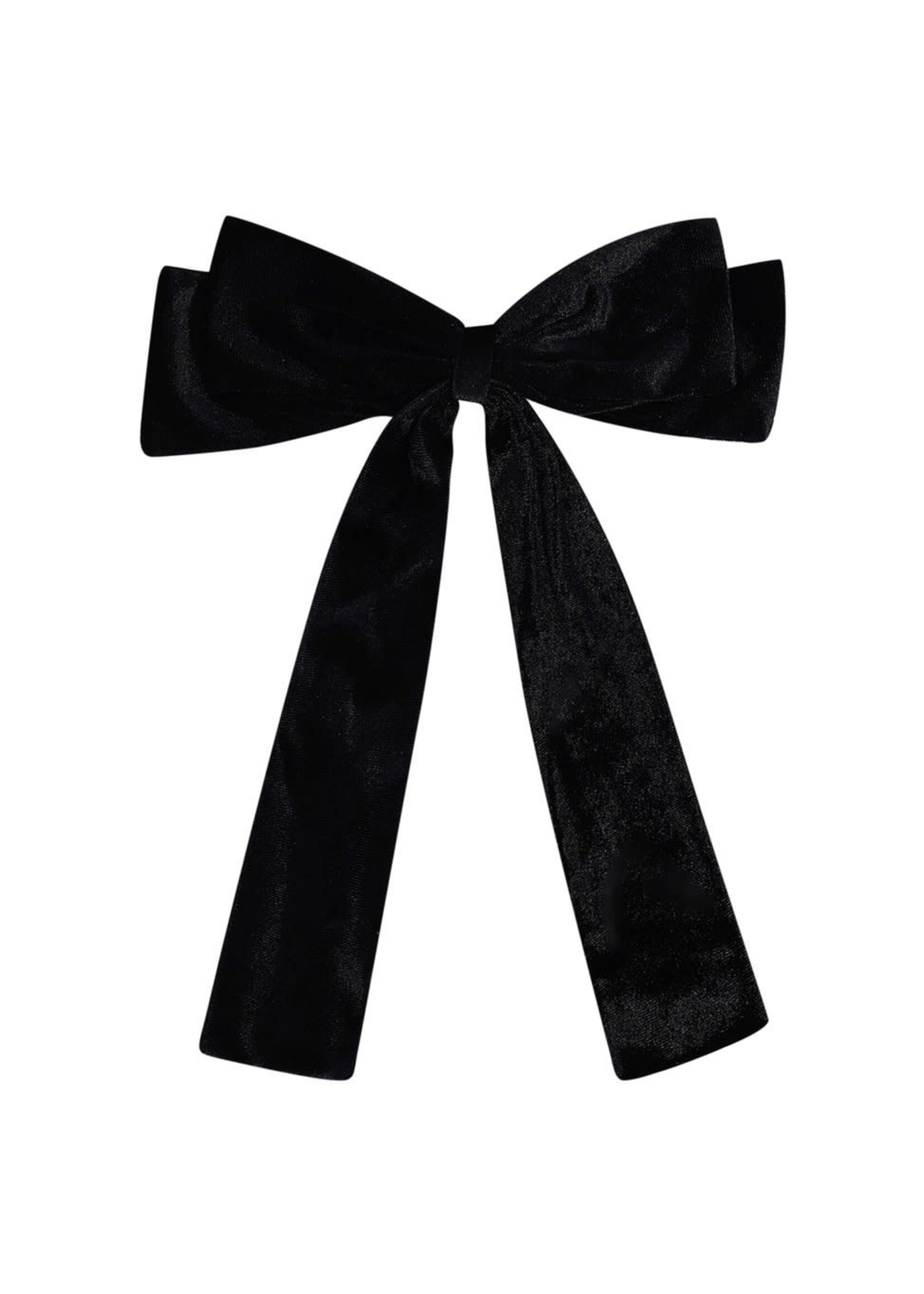 Siena Siena strik velvet zwart groot