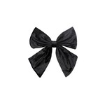 Siena Siena strik velvet zwart glans groot