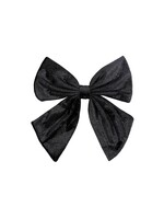 Siena Siena strik velvet zwart glans groot