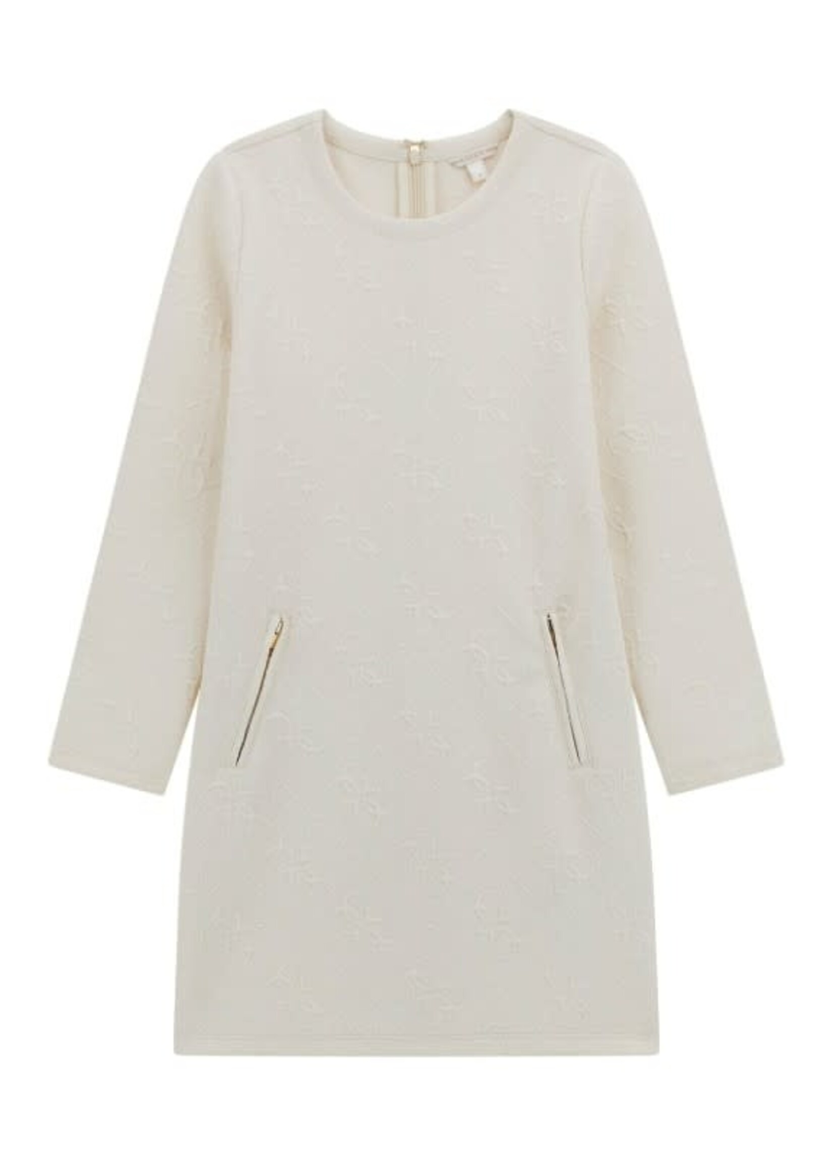 Guess Guess JACQUARD LS DRESS CREAM WHITE - J5BK02_K0742