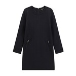 Guess Guess JACQUARD LS DRESS Jet Black A996 - J5BK02_K0742