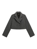 Guess Guess PINSTRIPE BLAZER LIGHT GREY MELANGE P - J5BN00_W3150