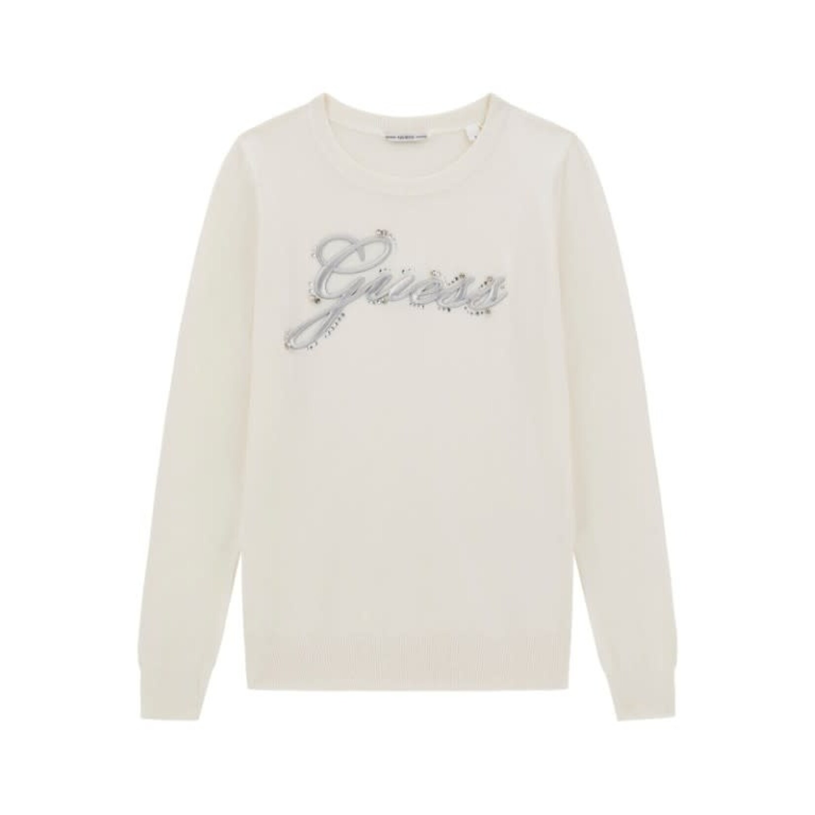 Guess Guess LS SWEATER CREAM WHITE - J5BR13_Z2NQ2