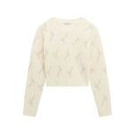 Guess Guess LS SWEATER ALLOVER LOGO GREY - J5BR28_Z0870