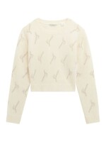 Guess Guess LS SWEATER ALLOVER LOGO GREY - J5BR28_Z0870