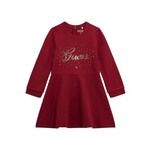 Guess Guess PUNTO MILANO LS DRESS BALLROOM RED - K5BK03_KAE30