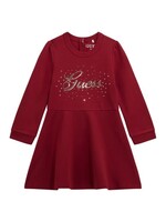 Guess Guess PUNTO MILANO LS DRESS BALLROOM RED - K5BK03_KAE30