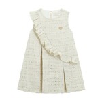Guess Guess TWEED SL A LINE DRESS NUDE SAND TWEED - K5BK04_WGXO0