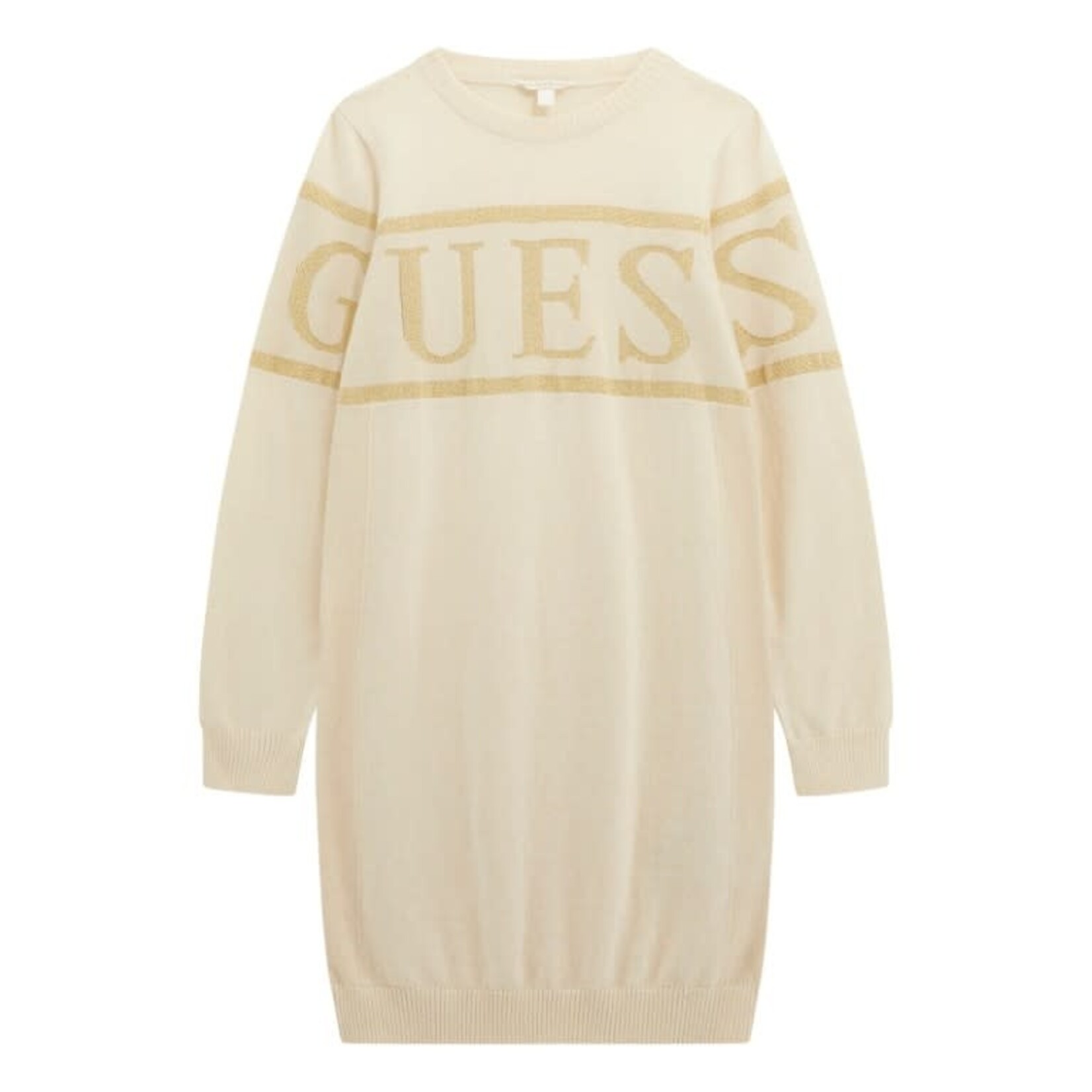 Guess Guess LS SWEATER DRESS CREAM WHITE - J5BK06_Z3IF0