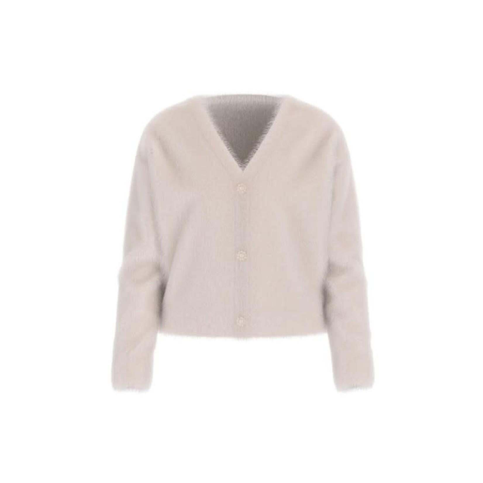 Guess Guess LS CARDIGAN CREAM WHITE - J5BR06_Z0730