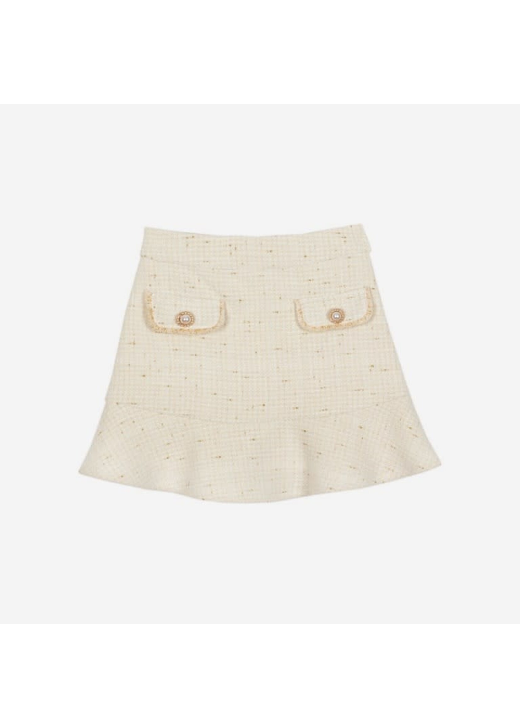 Patachou Patachou 4133563  skirt ECRU/GOLD F25-44