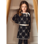 Abel & Lula Abel & Lula Tricot skirt set Black - 25 05538