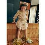 Abel & Lula Abel & Lula Pleated knit skirt set Oat - 25 05541