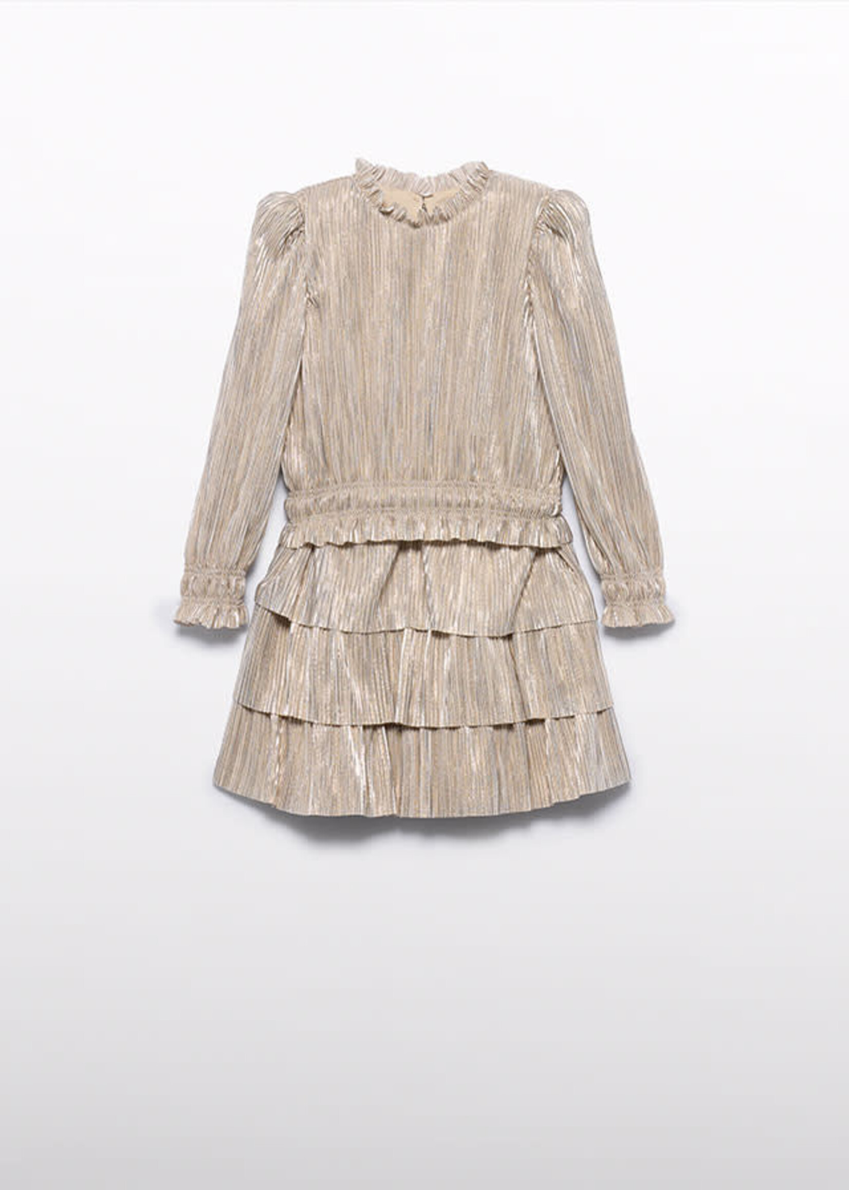 Abel & Lula Abel & Lula Pleated knit skirt set Oat - 25 05541