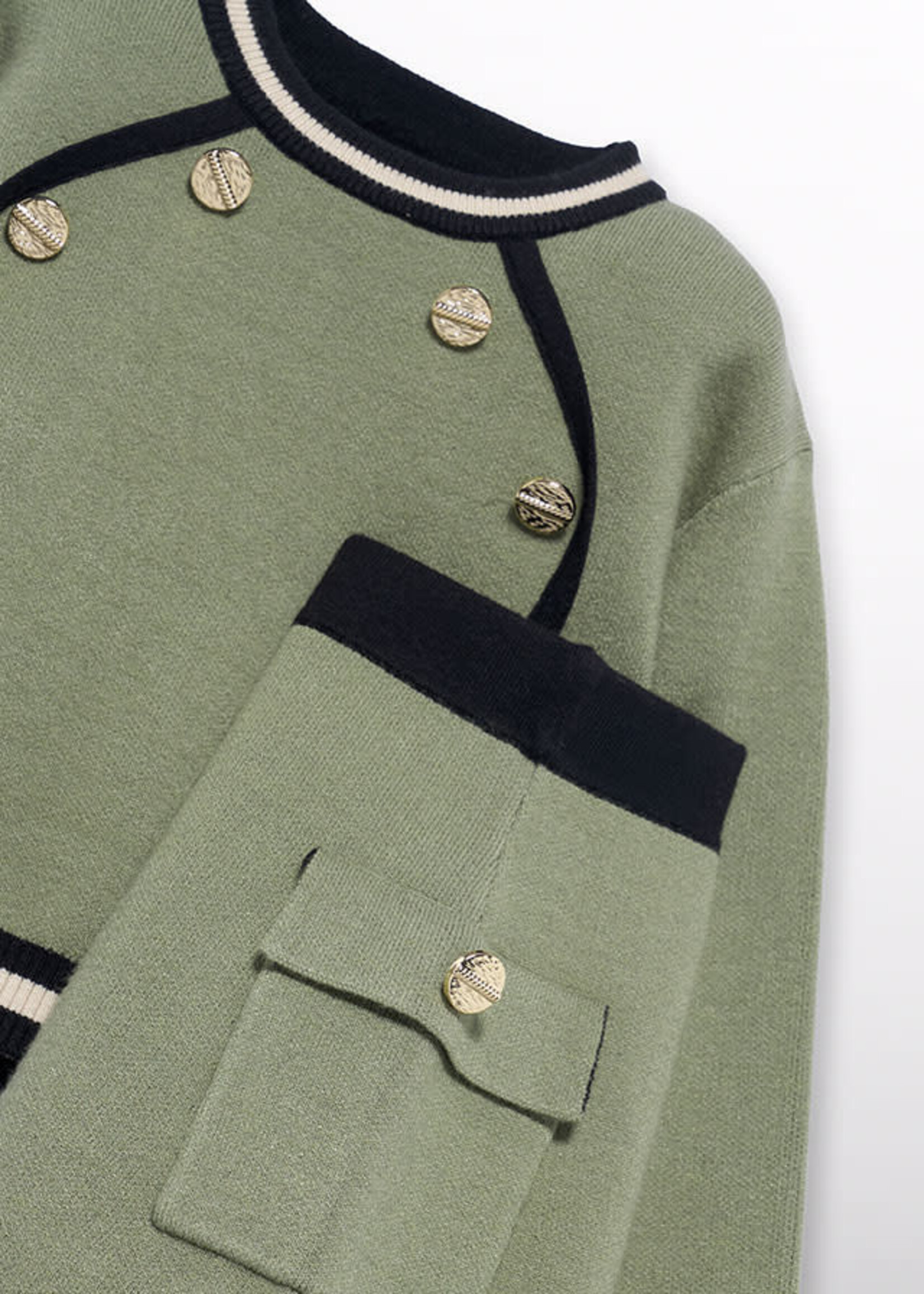 Abel & Lula Abel & Lula Tricot skirt Bayleaf - 25 05544