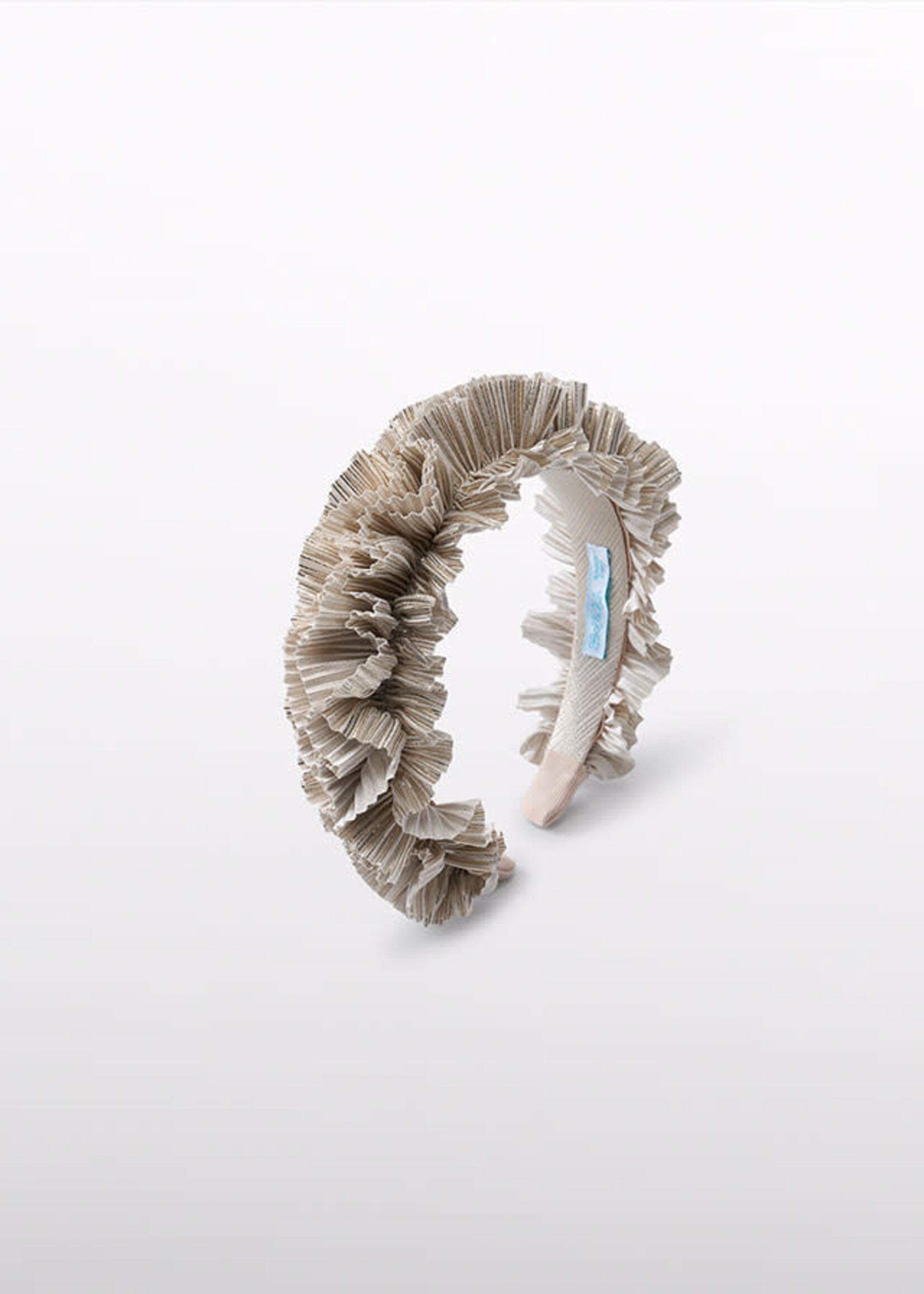 Abel & Lula Abel & Lula Pleated knit headband Oat - 25 05974