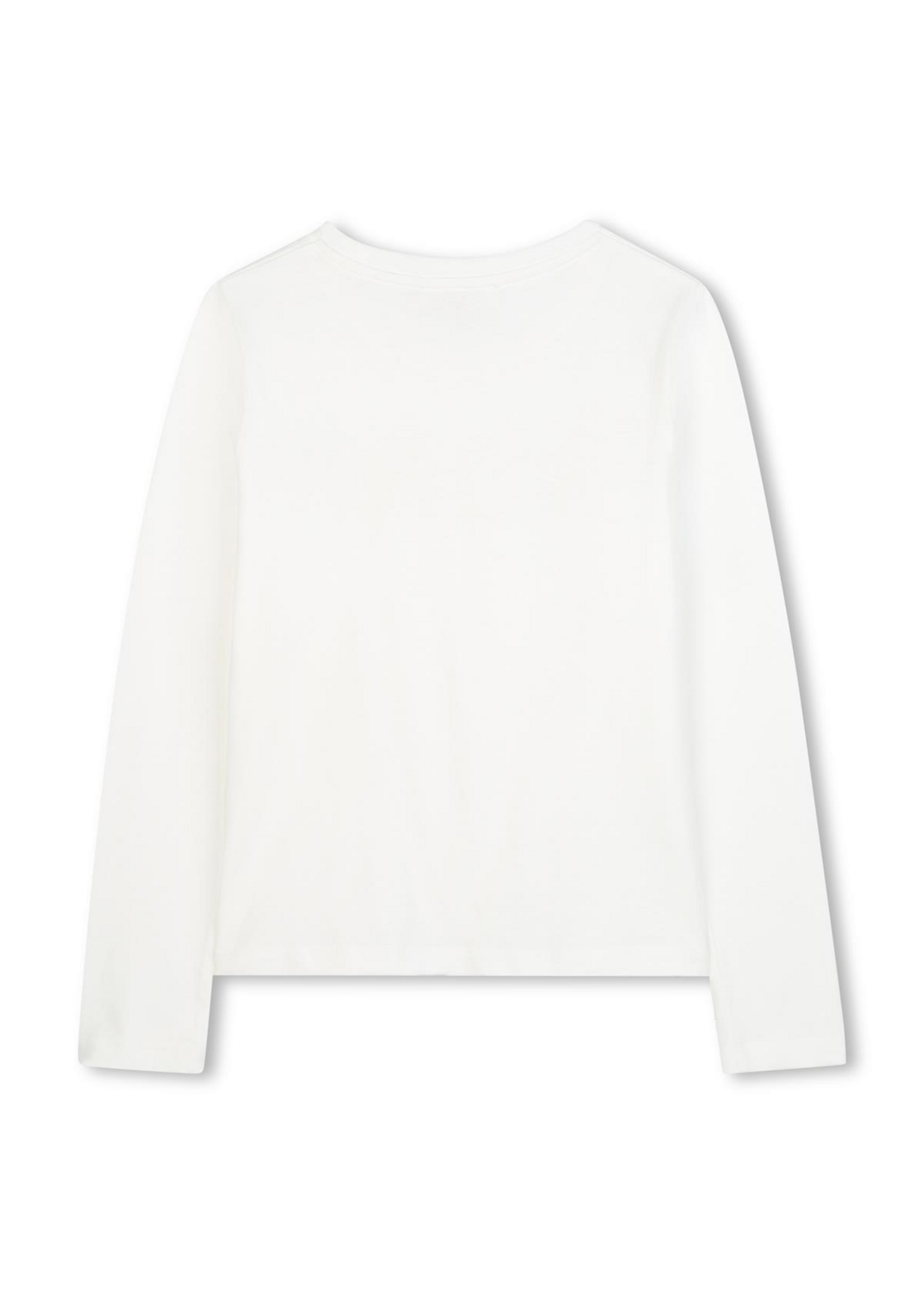 Michael Kors Michael Kors T-SHIRT LANGE MOUWEN R30491 GEBROKEN WIT