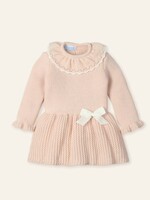 Mac Ilusion Mac Ilusion Vestido Punto con cuello volante "SUEÑO EMPOLVADO" Nude B