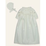 Mac Ilusion Mac Ilusion Faldon + capota Punto y museina con bolillo y capota "SPECIAL MUSELINA" Crudo B