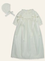 Mac Ilusion Mac Ilusion Faldon + capota Punto y museina con bolillo y capota "SPECIAL MUSELINA" Crudo B