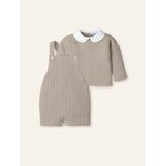 Mac Ilusion Mac Ilusion Peto + Jersey trencitas con cuello bordado "CLOUD BRAIDE" Nuez B