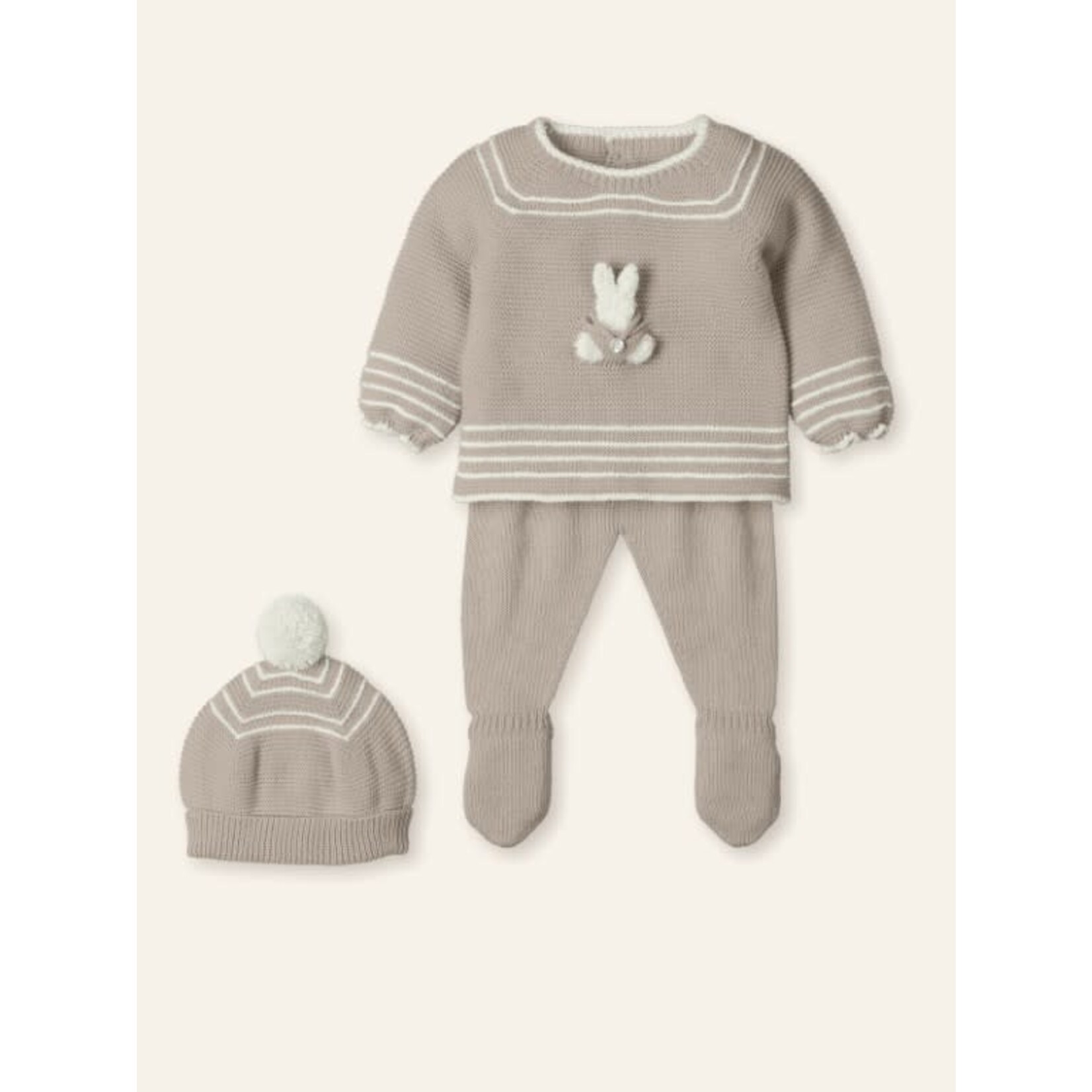 Mac Ilusion Mac Ilusion Traje 3P Canesú CONEJO "RABBIT MOONLIGHT" Nuez B