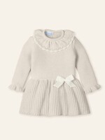 Mac Ilusion Mac Ilusion Vestido Punto con cuello volante "SUEÑO EMPOLVADO" Natural B