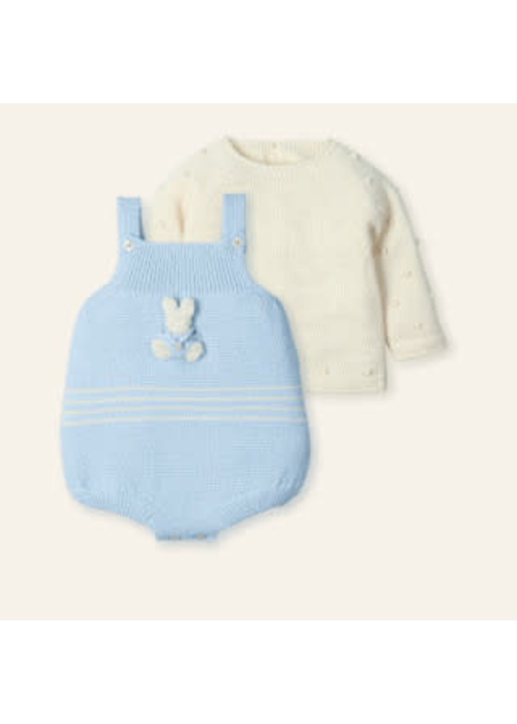 Mac Ilusion Mac Ilusion Peto + jersey punto bullones conejito  "RABBIT MOONLIGHT Nube B