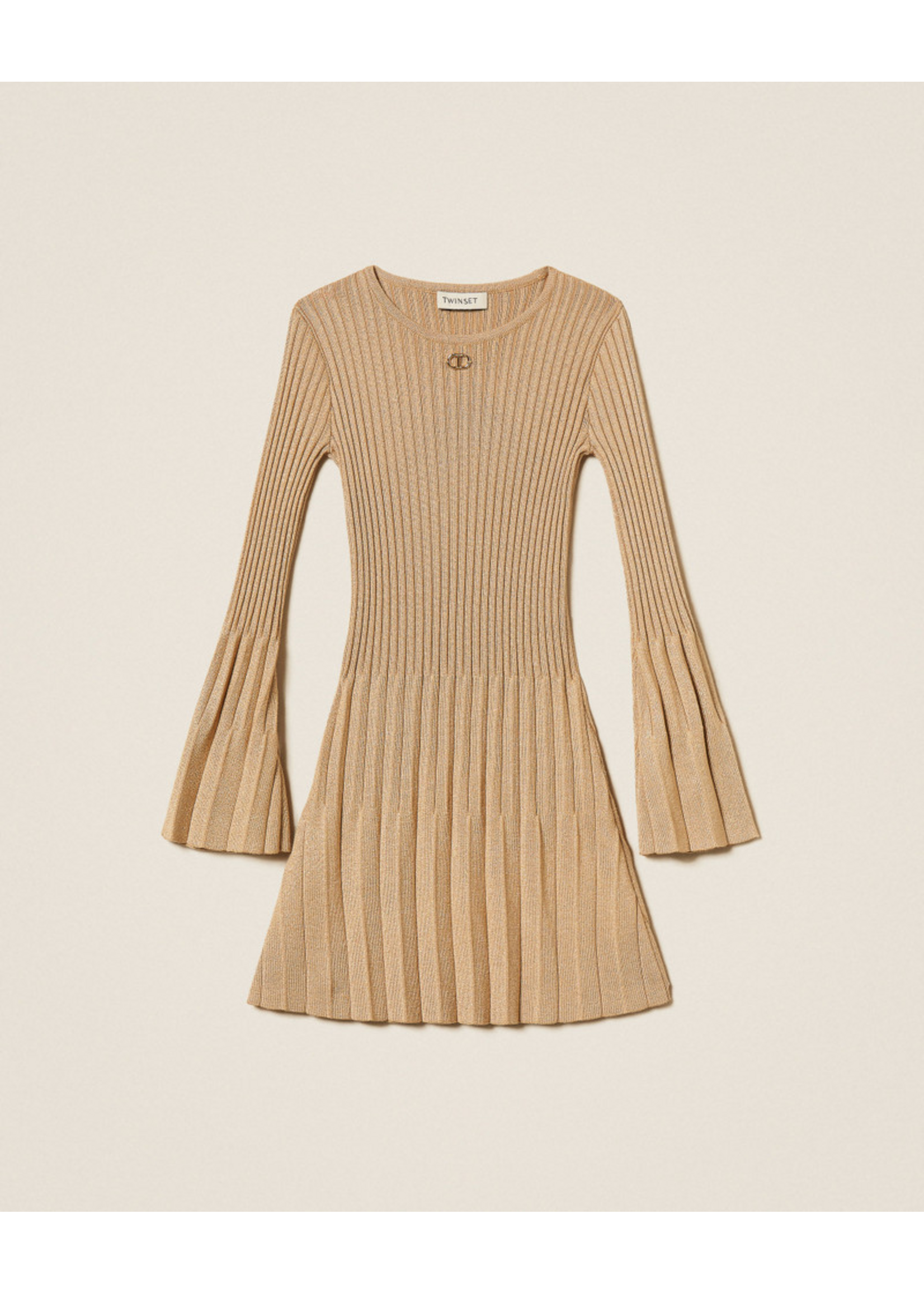 Twinset Twinset ABITO GOLD PLEATS - 252GJ3110