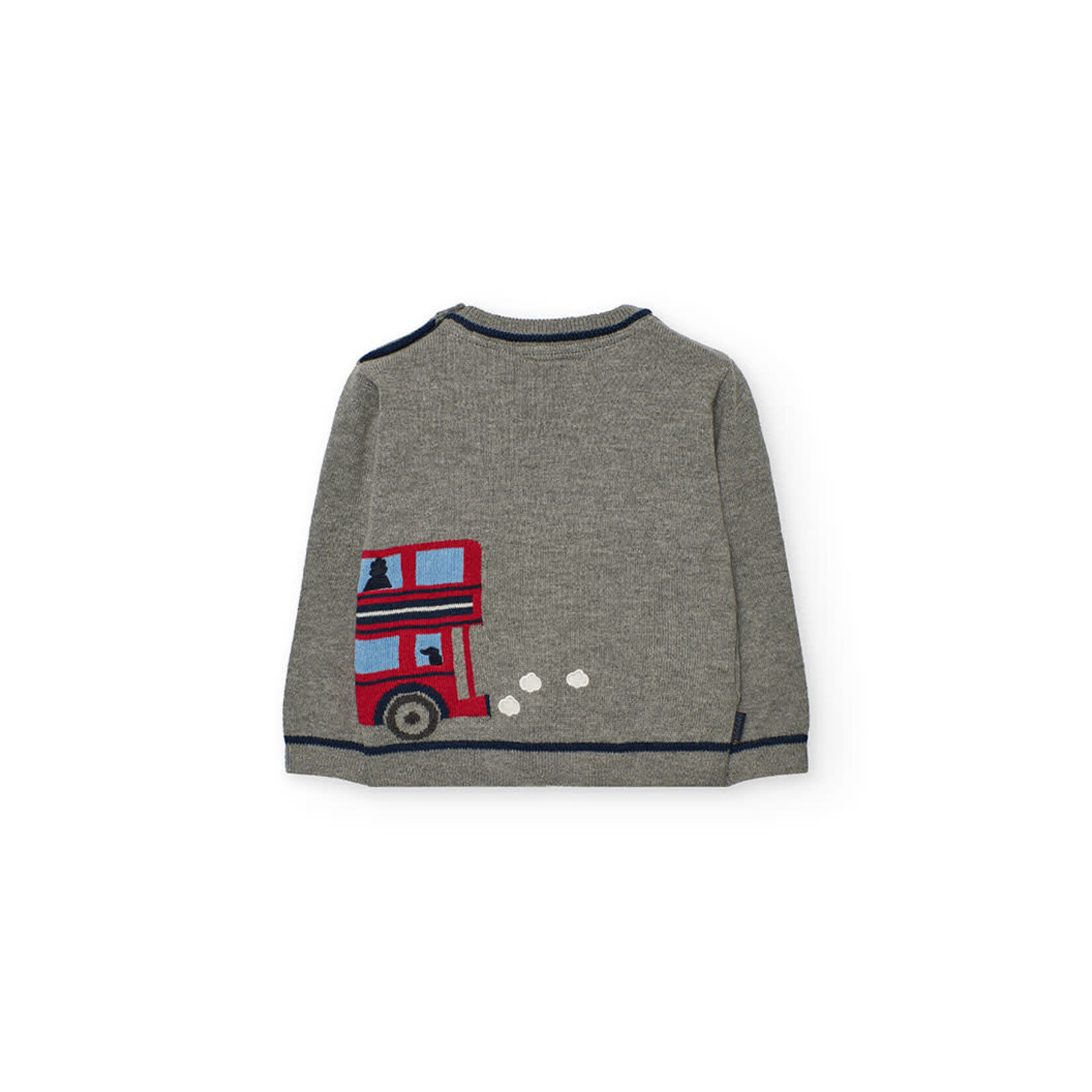 Boboli Boboli Knitwear pullover for baby boy -BCI grey 712213B