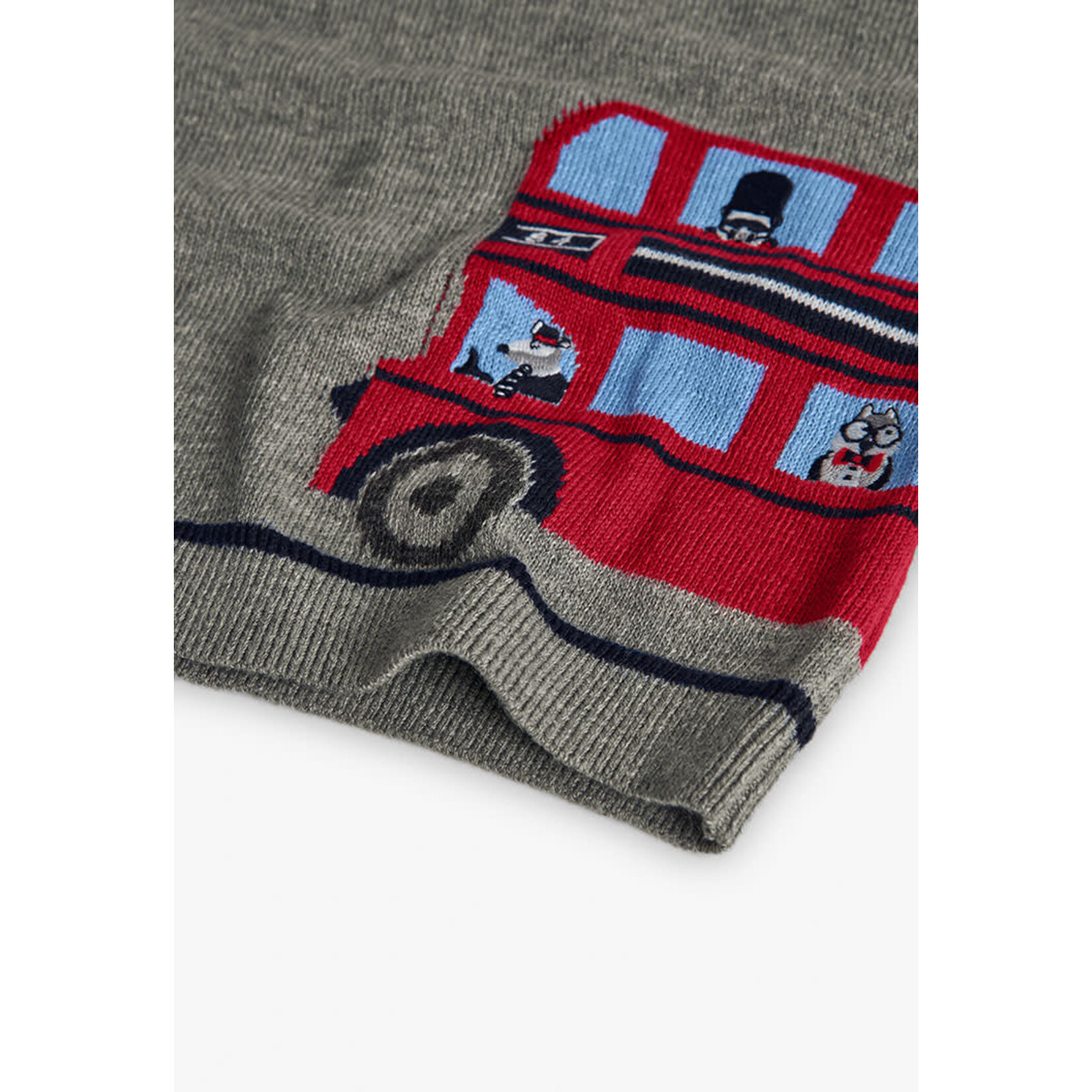 Boboli Boboli Knitwear pullover for baby boy -BCI grey 712213B