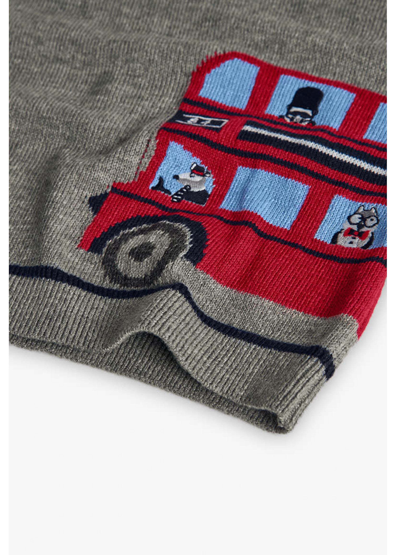 Boboli Boboli Knitwear pullover for baby boy -BCI grey 712213B