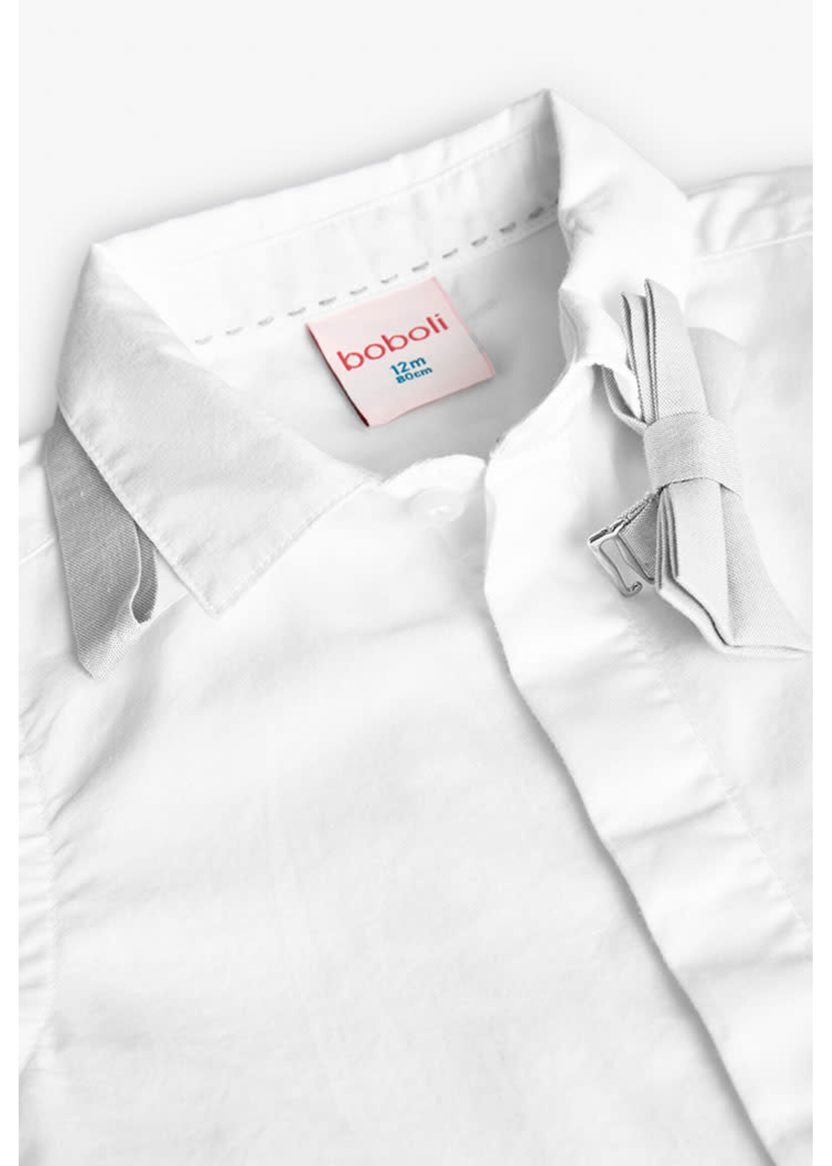 Boboli Boboli Poplin shirt for boy BCI white 712022